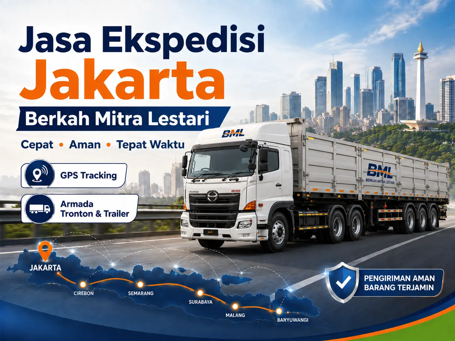 Jasa Ekspedisi Jakarta Berkah Mitra Lestari