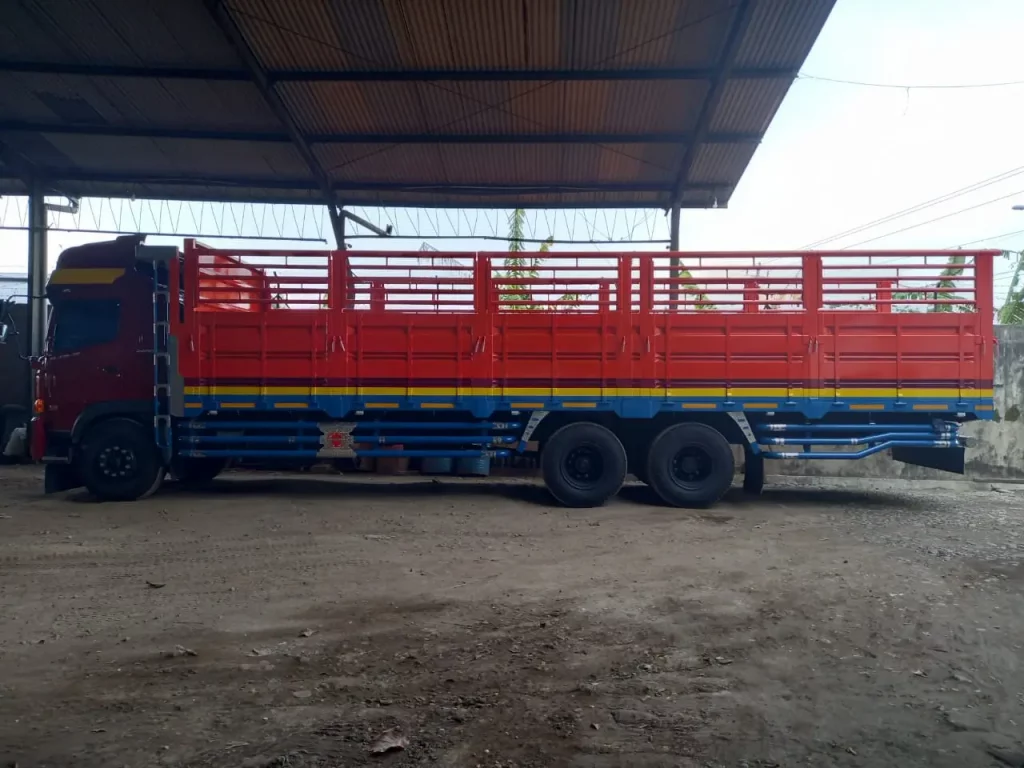 sewa truk tronton bak three way